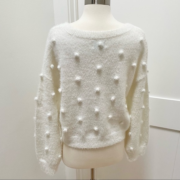FRANCESCA’S Janette Pom Pom Pullover Sweater - Picture 5 of 8